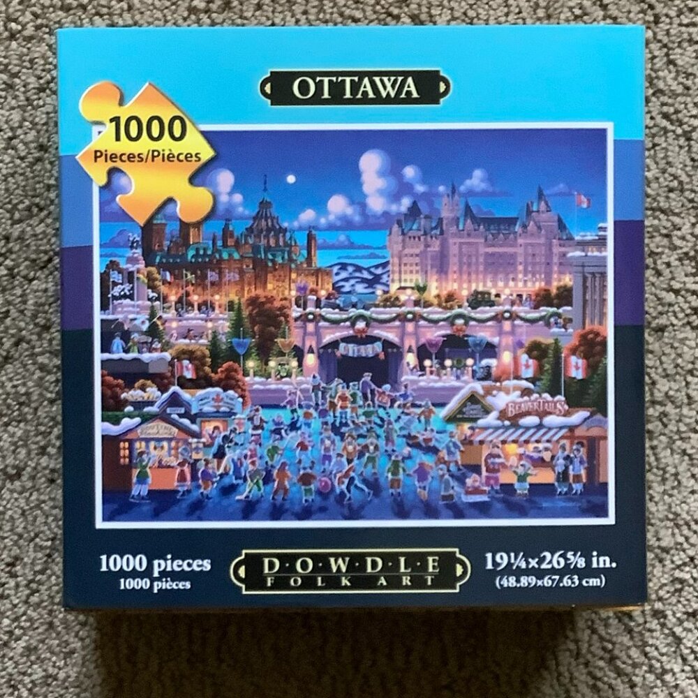 Dowdle Puzzle, Ottawa, 1000 pieces, Excellent Condition